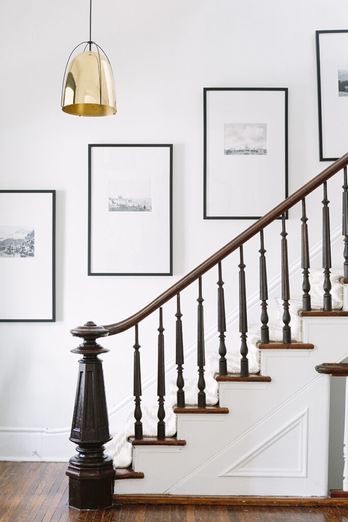 10 Art Arrangements for Your Staircase Wall Space | Centsational Style