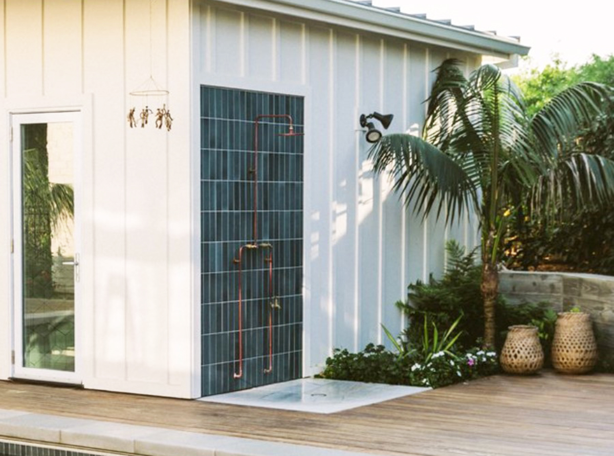 Wood Pool House Shower Outdoor Shower Ideas | Best Outdoor Shower